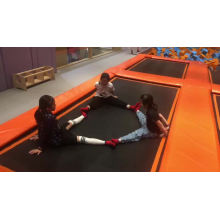 Bold and bright colors Indoor Children Playground Trampoline Park with Soft Foam Blocks eye-catching